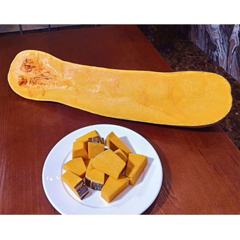 生吃都好吃南瓜新品種，沒有大肚子，肉質更密致，農戶試種下